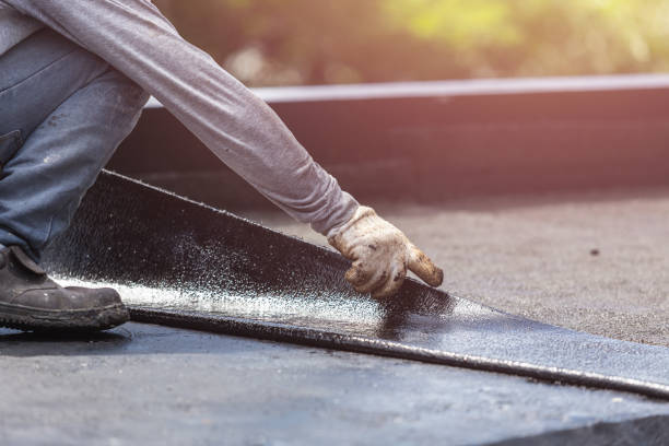 Professional Waterproofing technician working in Middleville, MI